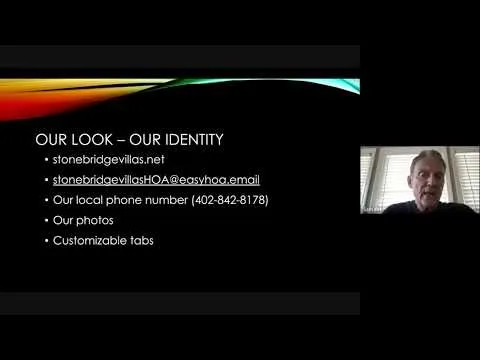 Sam Kirk, HOA board member shares their EasyHOA experience